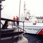 How cool is this, to be on patrol with US Coast Guard and encounter an historical restored US Navy River Patrol Boat in action? :-)