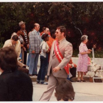 Dennis as "Parade Grand Marshal"  in his hometown of Stamford , CT, circa 1981